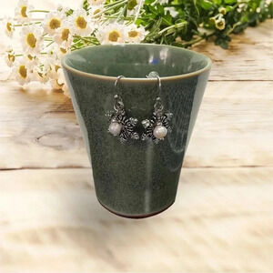 Women’s Pearl Snowflake Earrings